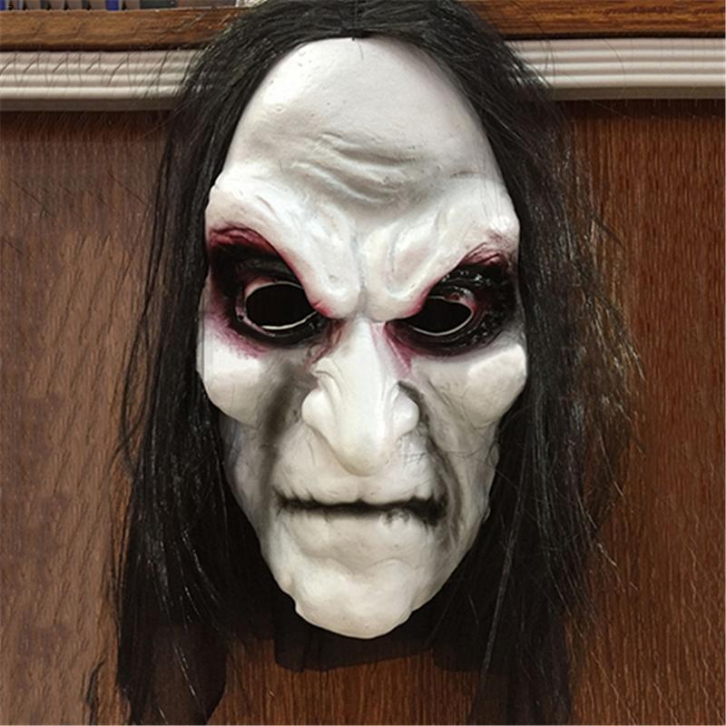 Halloween Zombie Mask Props Grudge Ghost Hedging Zombie Mask Realistic