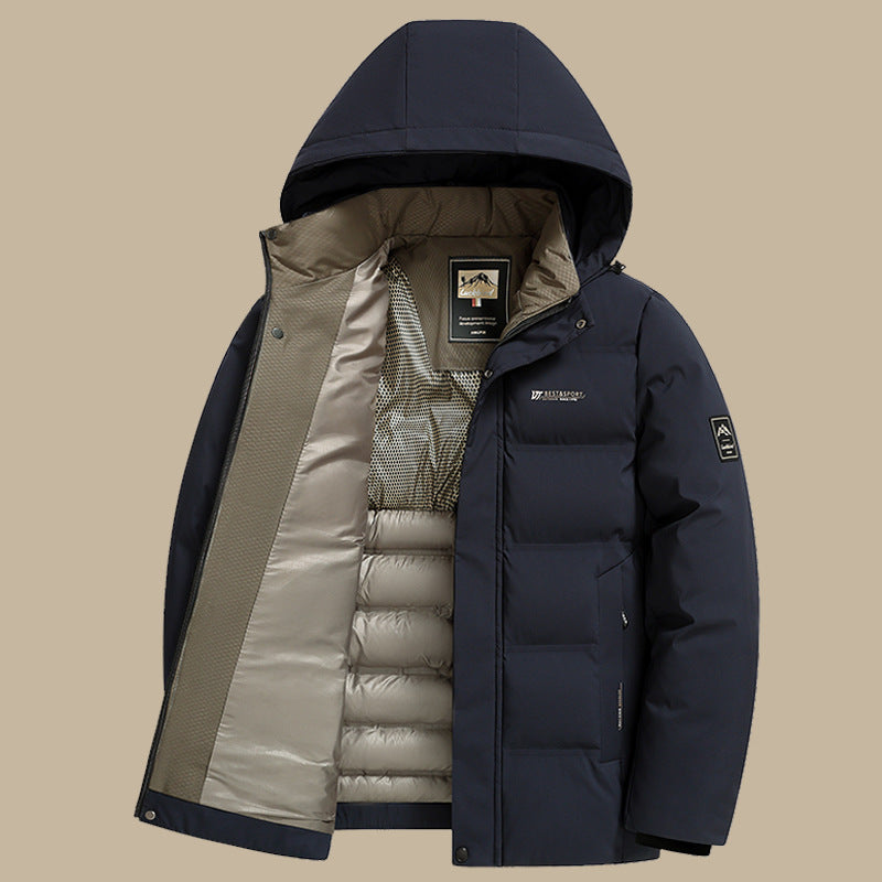 New Cotton Coat Thermal Thickened Oversized Winter Jacket MENS-NB