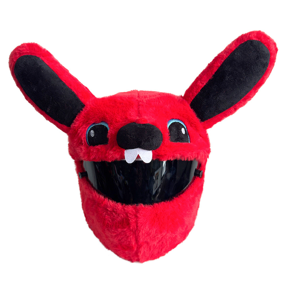 Animal helmet protective cover