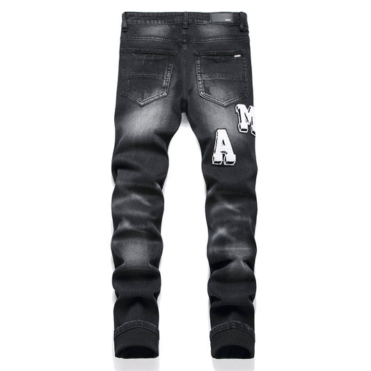 Black Stretch Skinny Men's Jeans