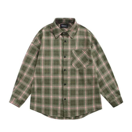 Urban streetwear button-up shirt