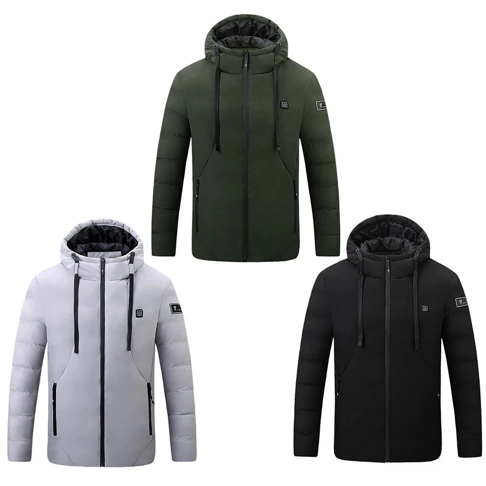 NO LA BAJE USB HEATED JACKET-4-ZONE SMART Heating.