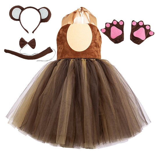Cosplay Elephant Dress for Halloween Party and Festival Performance - Cute Animal Costume