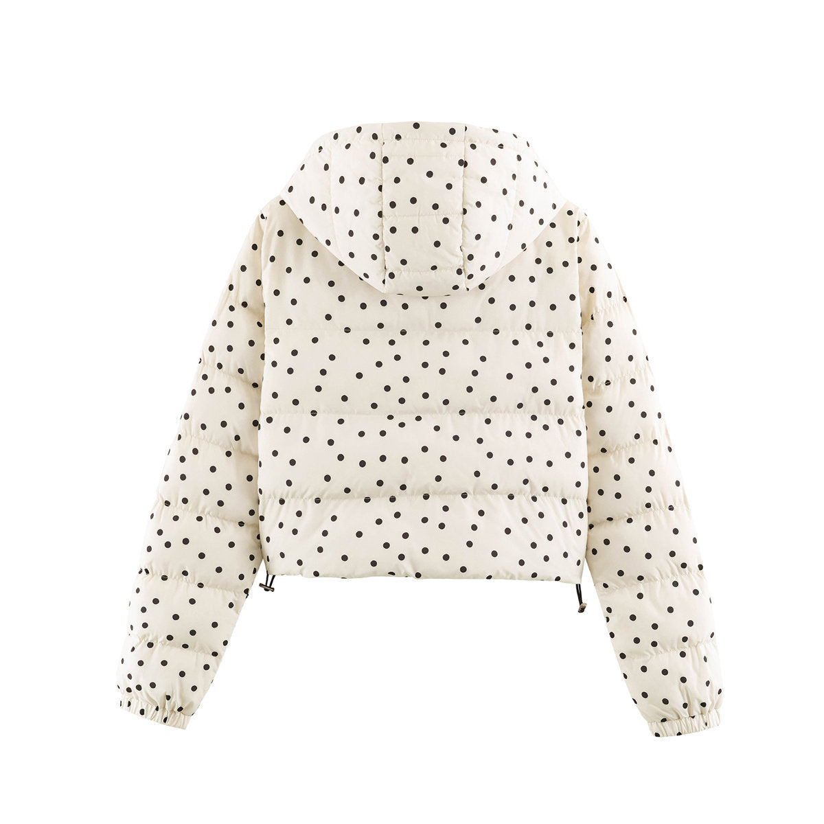 Short polka dot long sleeved Coat
