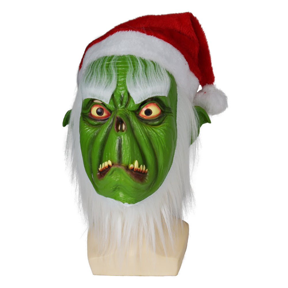 Grinch Mask Grinch Grinch Latex Headgear Prom Party Funny Carnival Christmas Props