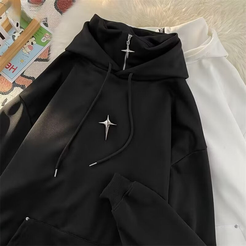 Men's Oversized West Coast Jacket - Solid Black