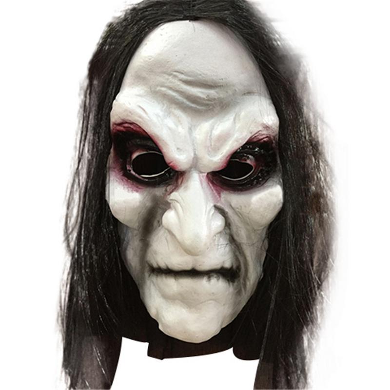 Halloween Zombie Mask Props Grudge Ghost Hedging Zombie Mask Realistic