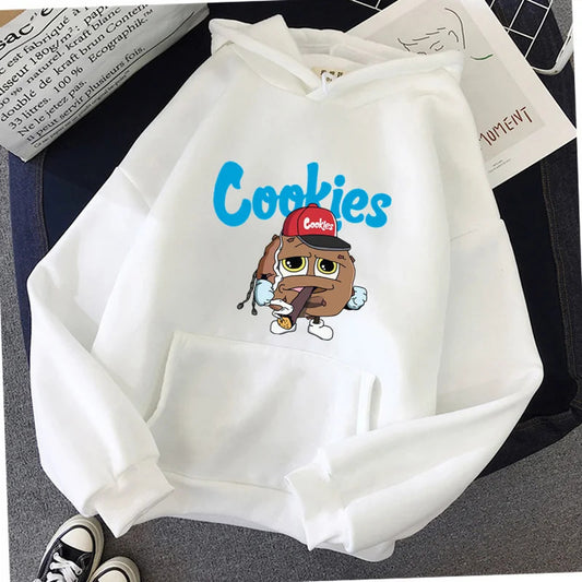 Spring New Arrival CooKIEs Hooded Sweatshirt Unisex Long sleeve Jacket