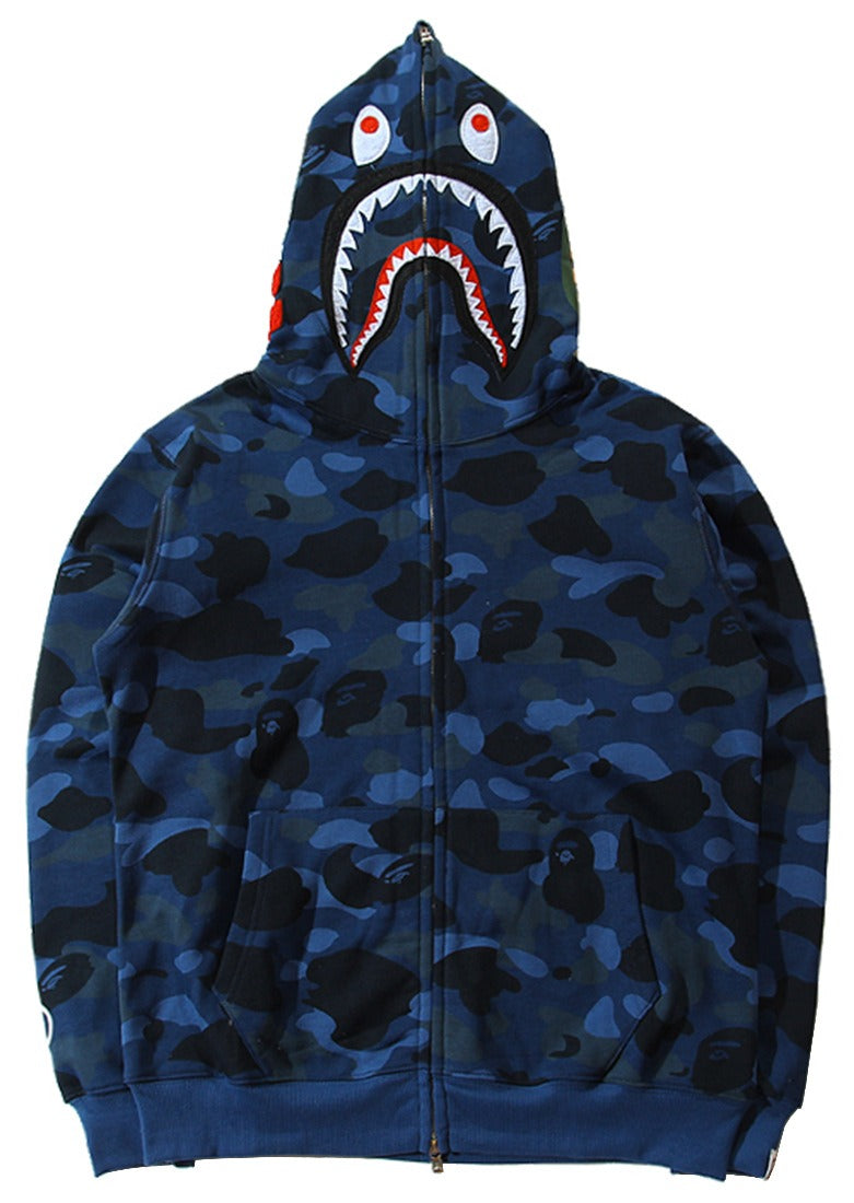No la baje - Shark full -zip Hoodies