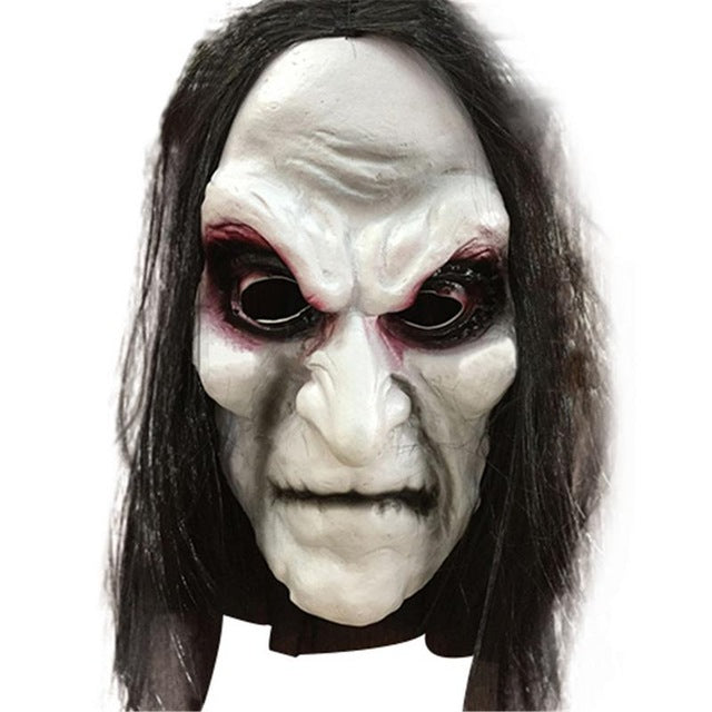 Halloween Zombie Mask Props Grudge Ghost Hedging Zombie Mask Realistic