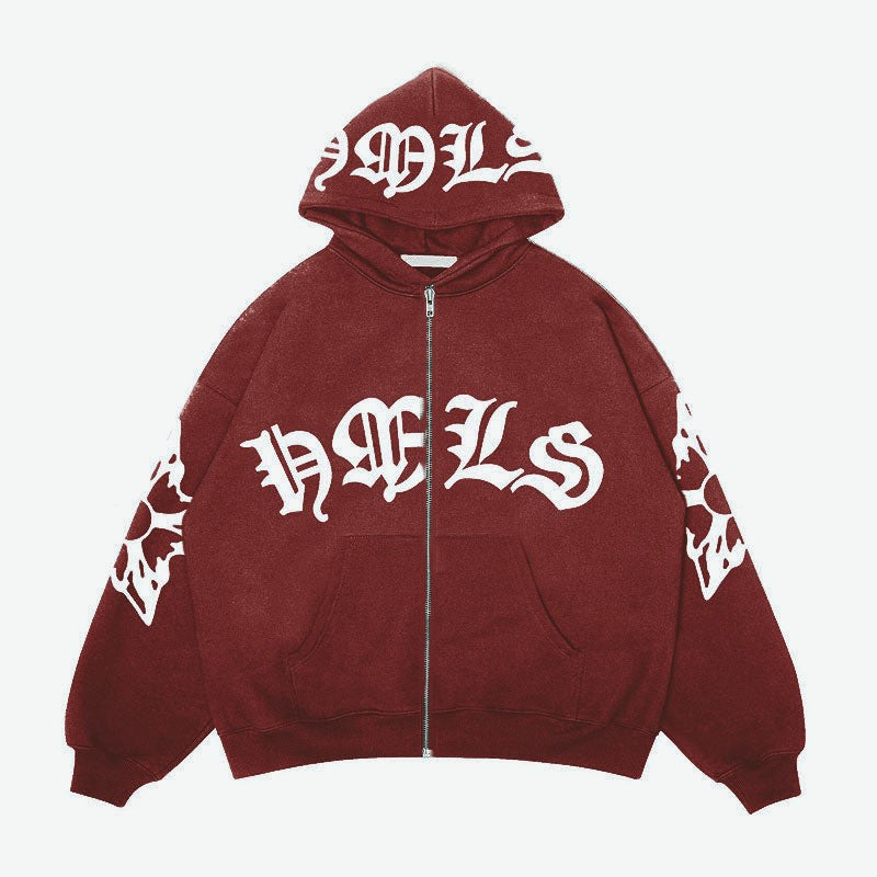 Ultra limit Zipper hoodie oversized