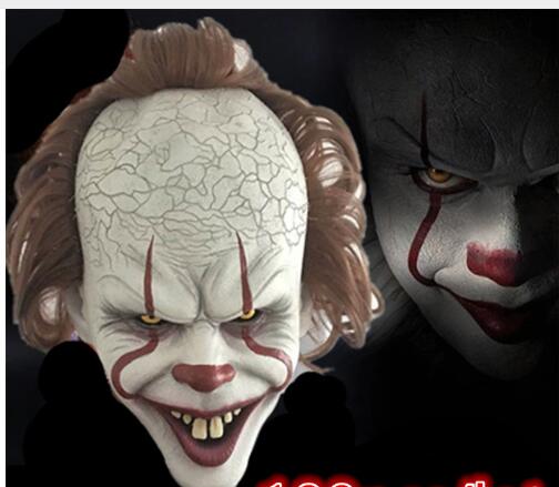 Stephen King's It Mask Pennywise Horror Clown Joker Mask Clown Mask Halloween