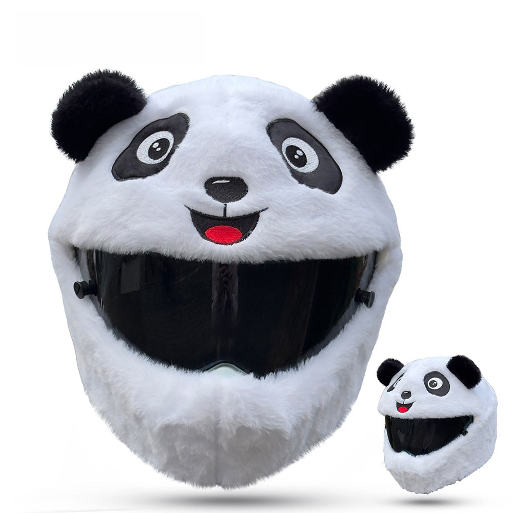 Animal helmet protective cover