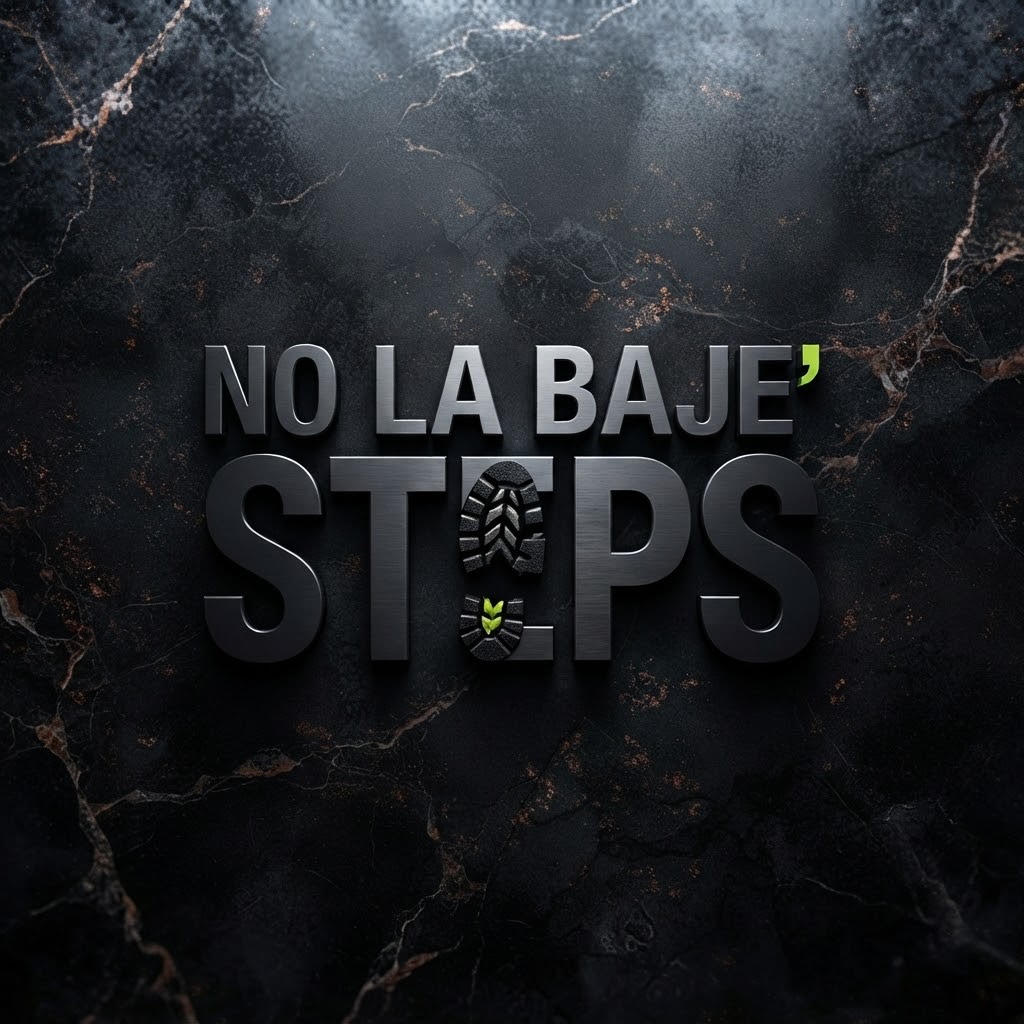 NO LA BAJE' STEPS