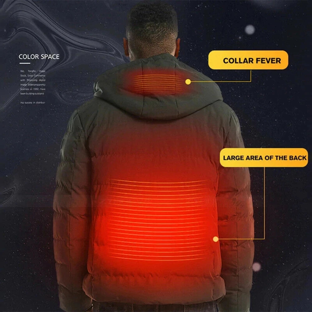 NO LA BAJE USB HEATED JACKET-4-ZONE SMART Heating.