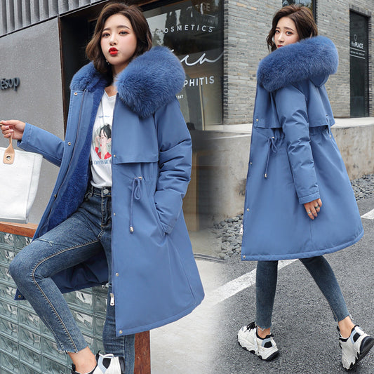 Chaqueta coreana, abrigo de algodón para moda femenina NLB