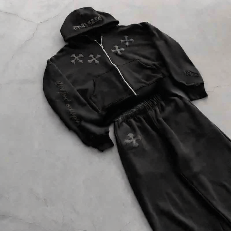 Dark Fashion Trend Hooded Sweatshirt