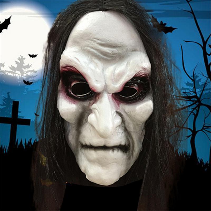 Halloween Zombie Mask Props Grudge Ghost Hedging Zombie Mask Realistic