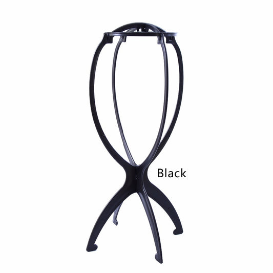 Colorful Adjustable Wig Stands Plastic Hat Display Wig Head Holders