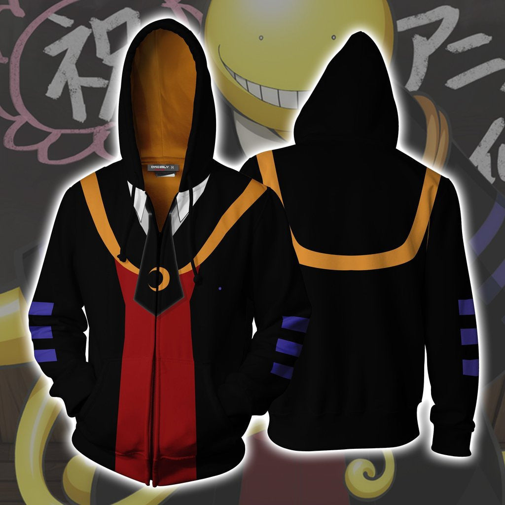 New trendy cartoon with zipper and hoodie for teenagers' NLB