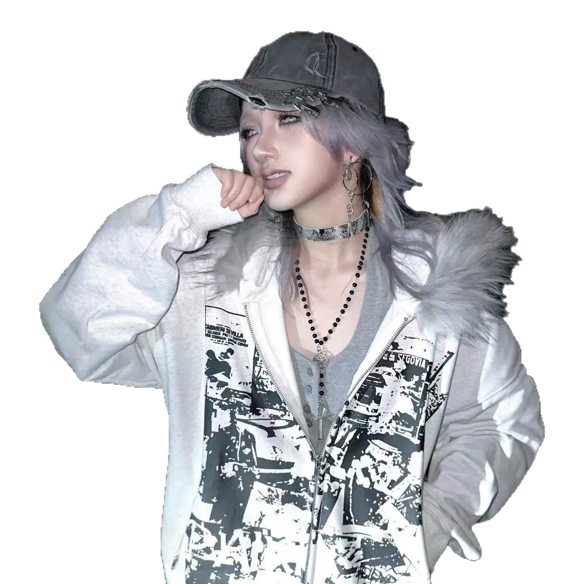 Hooded pullover hoodie No La baje