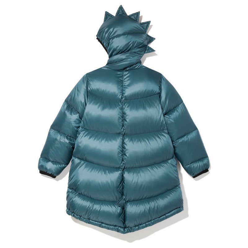 Chaqueta de plumón cálida e impermeable con capucha