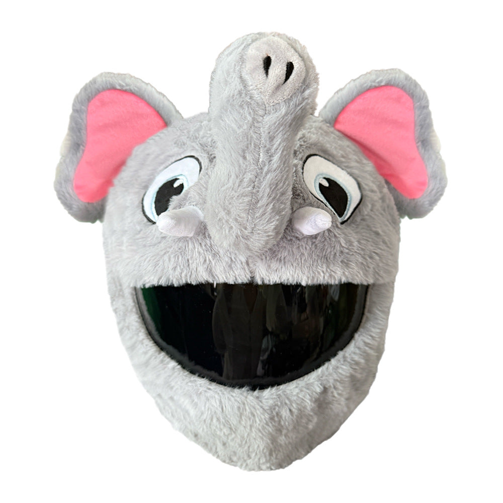 Animal helmet protective cover