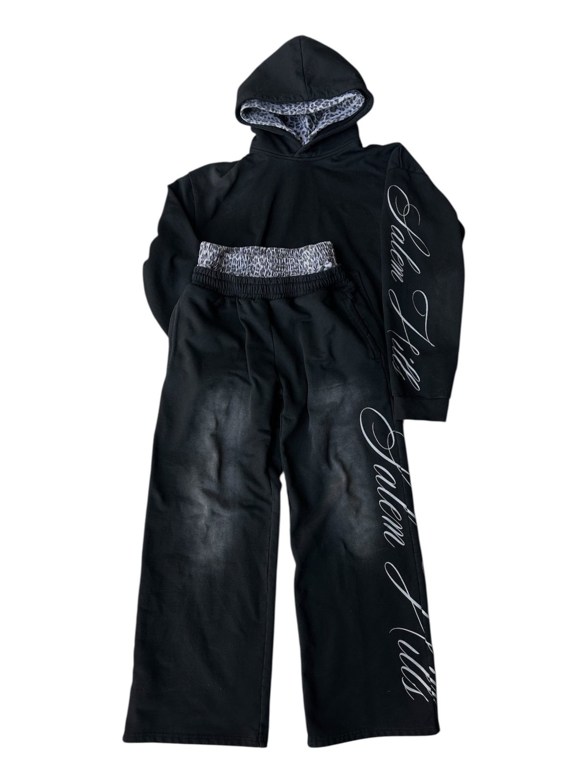 Set Punk Print Hoodie and Sweatpants "NO LA BAJE" UNISEX