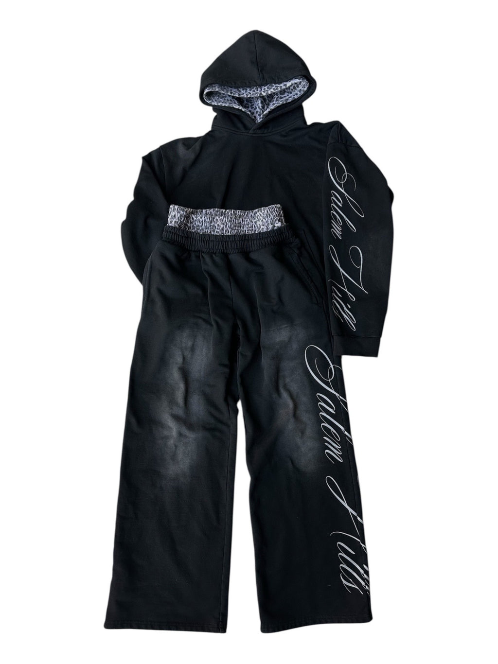 Set Punk Print Hoodie and Sweatpants "NO LA BAJE" UNISEX