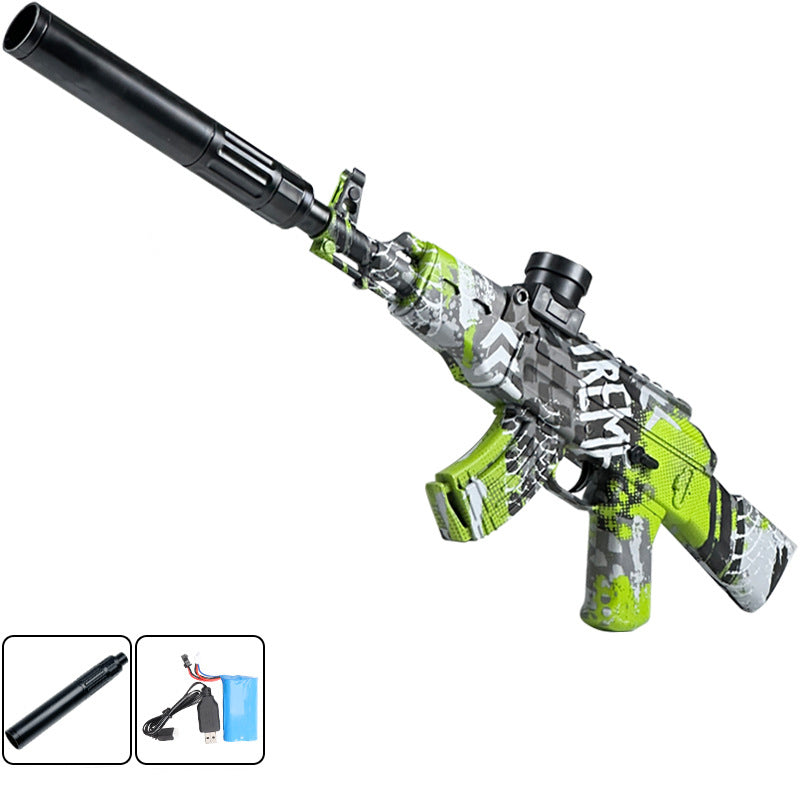 AK Electric high-speed continuous firing AK boy soft bullet toy gun