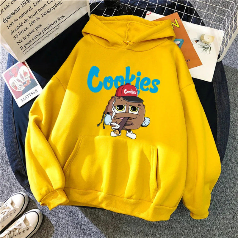 Spring New Arrival CooKIEs Hooded Sweatshirt Unisex Long sleeve Jacket