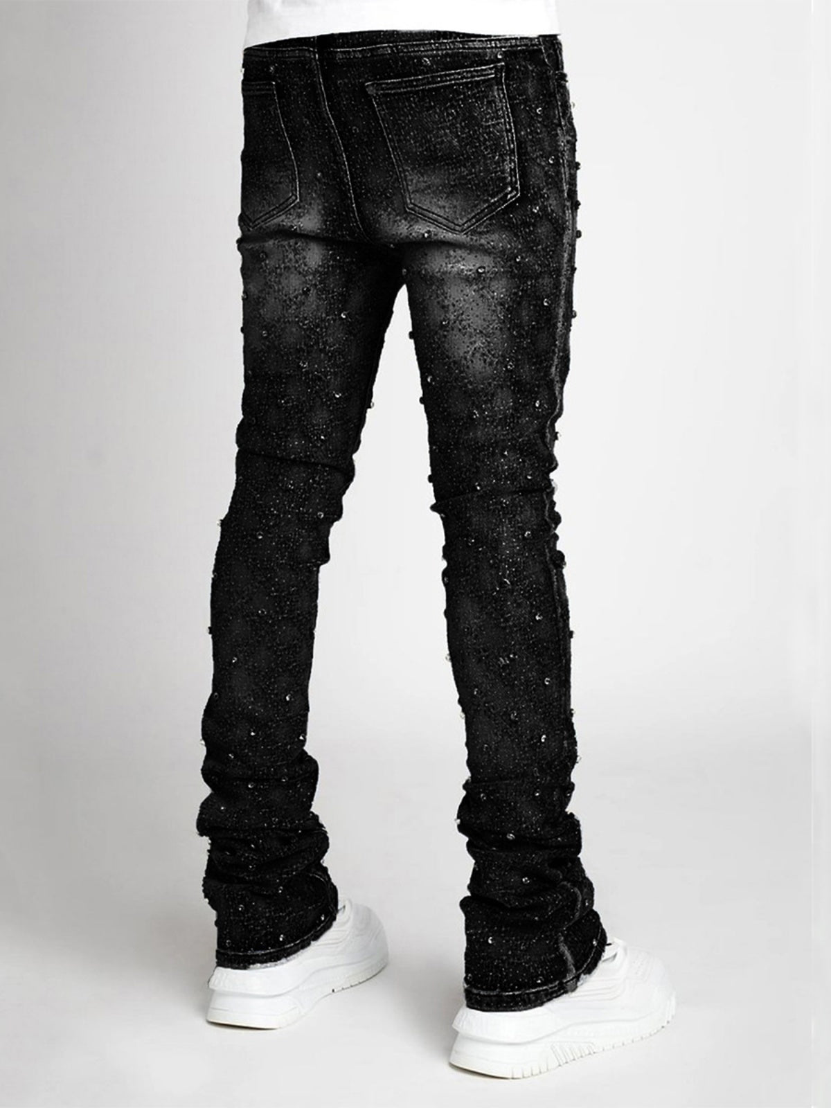 Stretch pearl layered jeans PERLA SEASONS NO LA BAJE'
