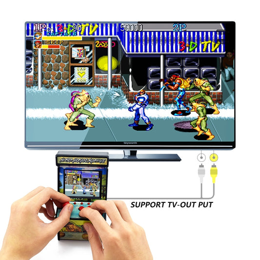 THE BEST PRIME GAME 2026 -Retro Mini Arcade Handheld Game Console 16 Bit Game Player Built-in 156 Classic Games For Kids Gift Toy