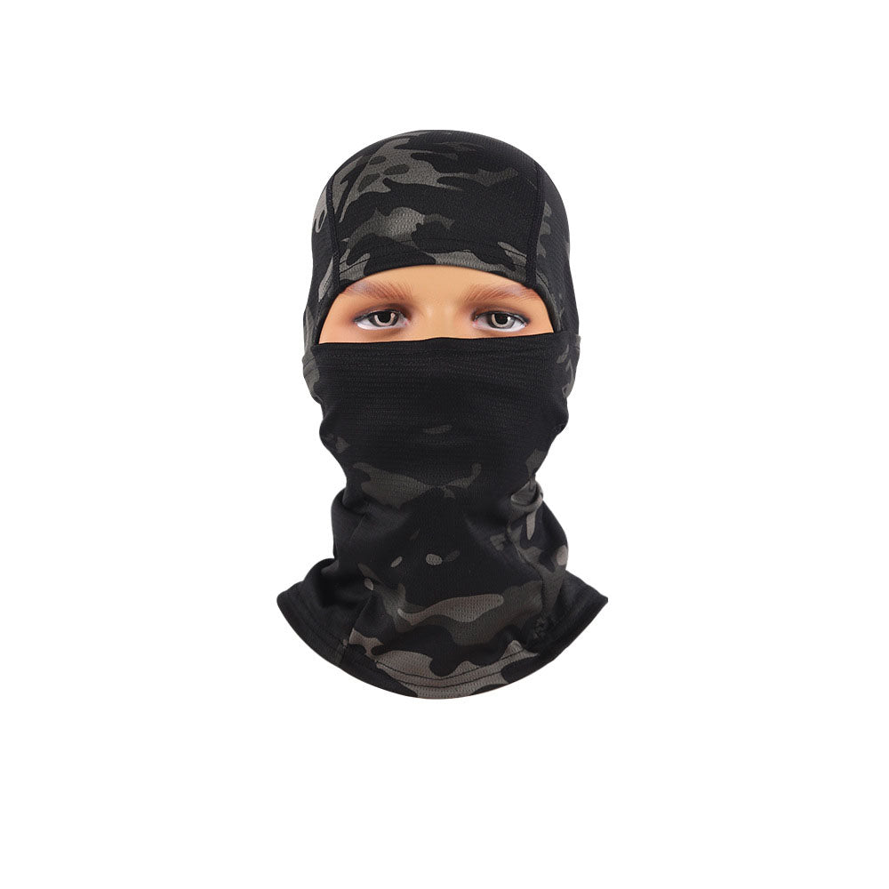 Camouflage Visor Mask Cycling Headgear Camouflage Balafak Mesh Breathable Mask