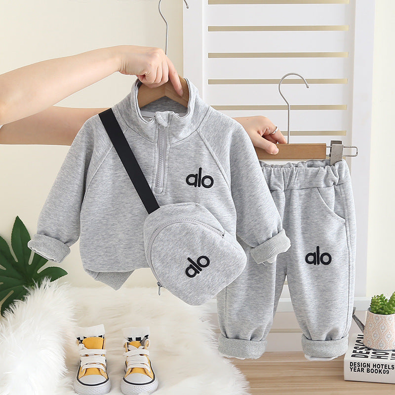 ALO Boys and Girls Two-Piece Set for  0-4 Years Kids