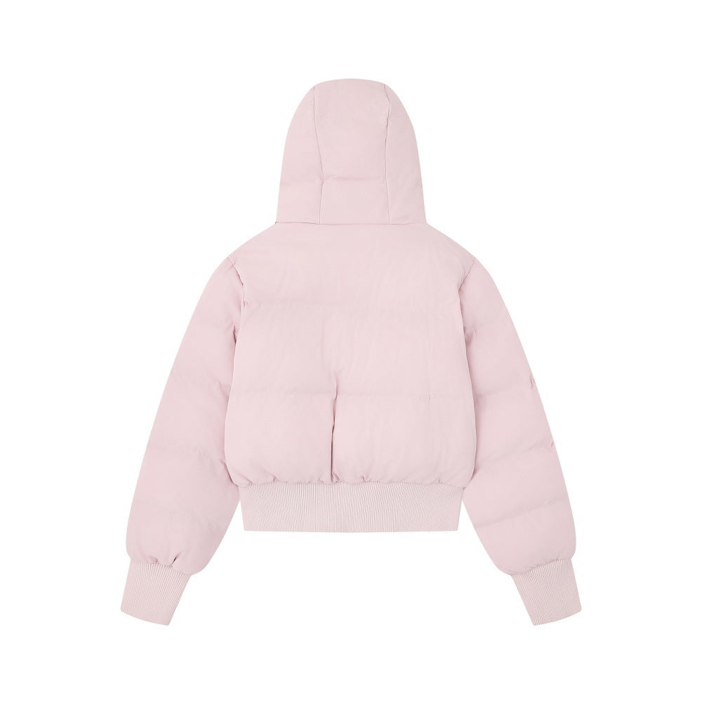 New Hooded Coat Women's Style  -Solid Color Cotton Jacket 2026