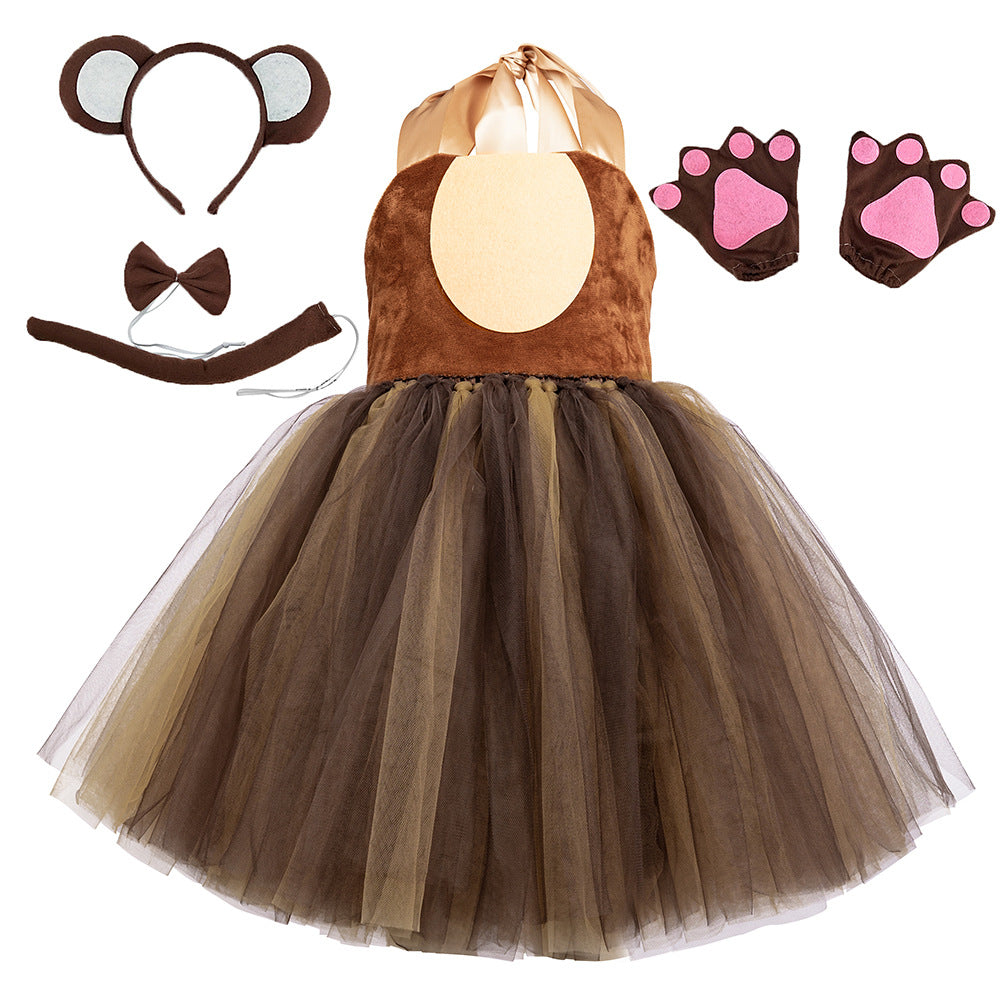 Cosplay Elephant Dress for Halloween Party and Festival Performance - Cute Animal Costume