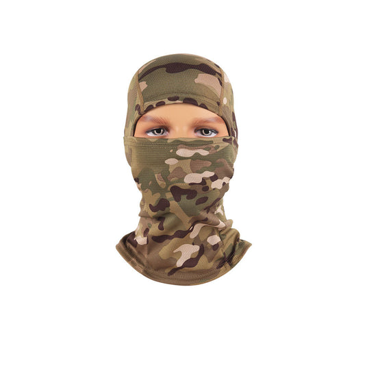Camouflage Visor Mask Cycling Headgear Camouflage Balafak Mesh Breathable Mask