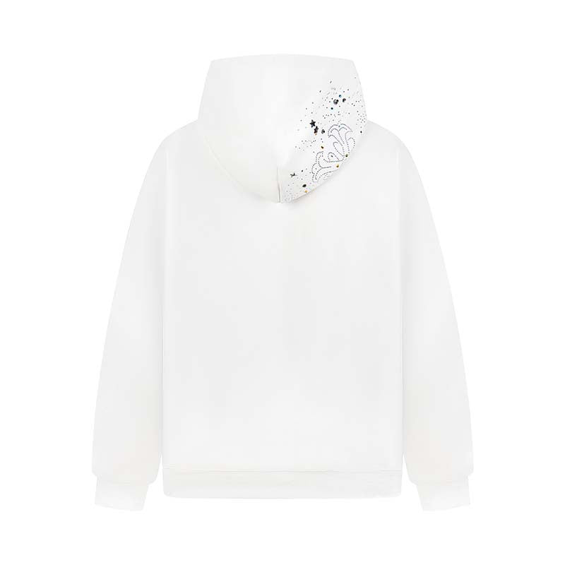 Cross hot stamping diamond letter embroidery cardigan