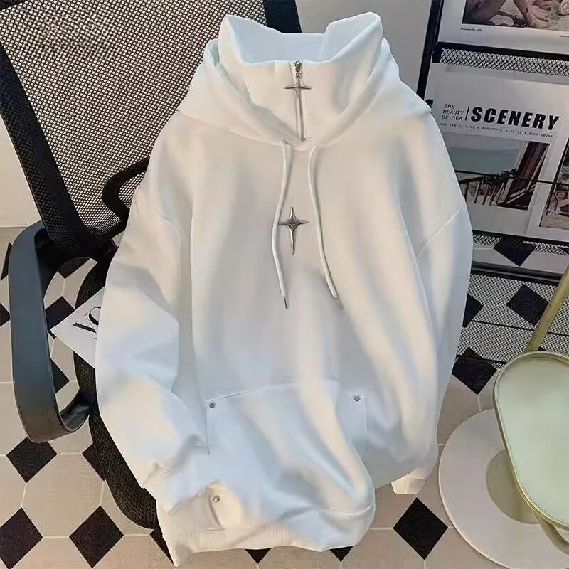 Men's Oversized West Coast Jacket - Solid Black