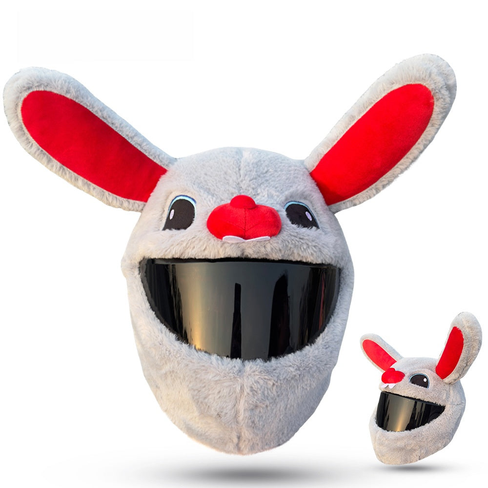 Animal helmet protective cover
