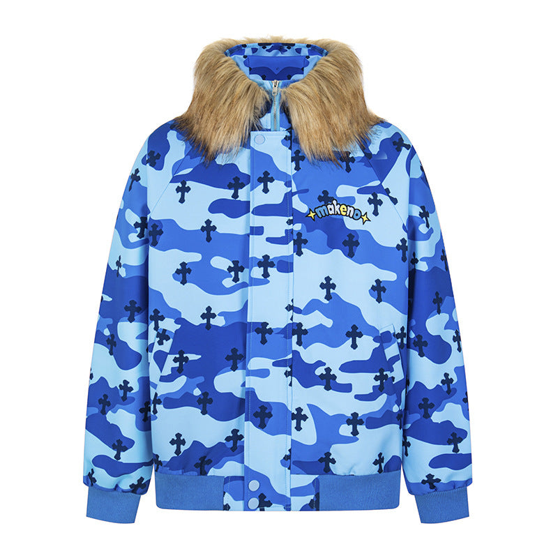 Women's Hooded Zip-Up Jacket Loose Sweatshirt Coat