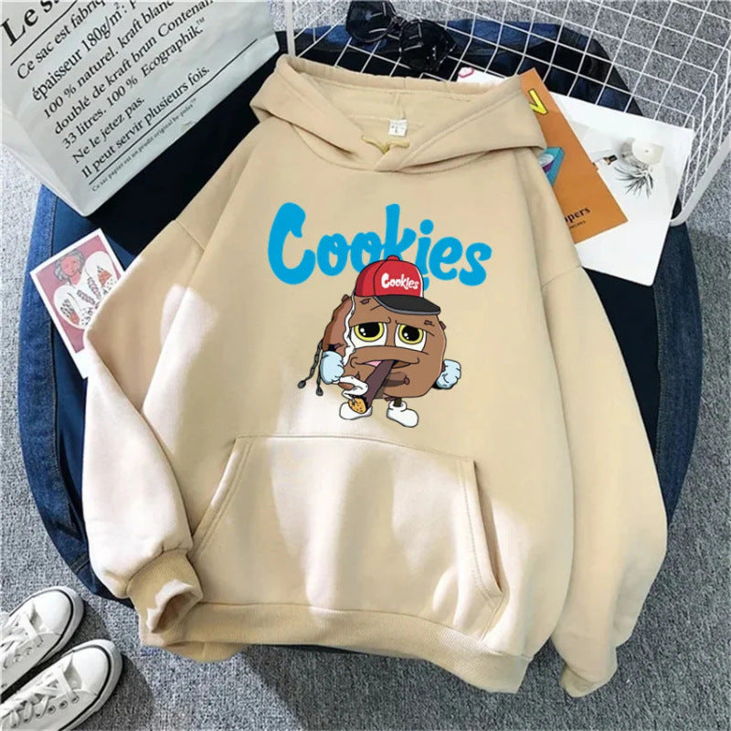 Spring New Arrival CooKIEs Hooded Sweatshirt Unisex Long sleeve Jacket