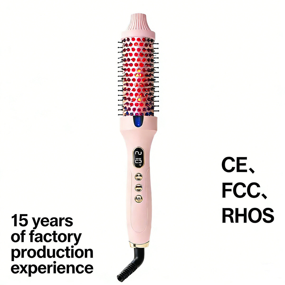 Roller hairbrush