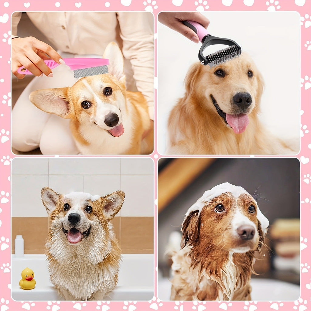 8-piece dog grooming tools