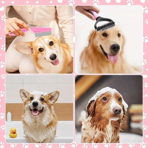 8-piece dog grooming tools