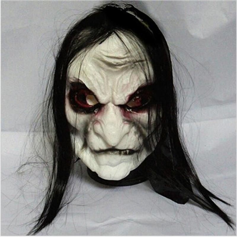 Halloween Zombie Mask Props Grudge Ghost Hedging Zombie Mask Realistic