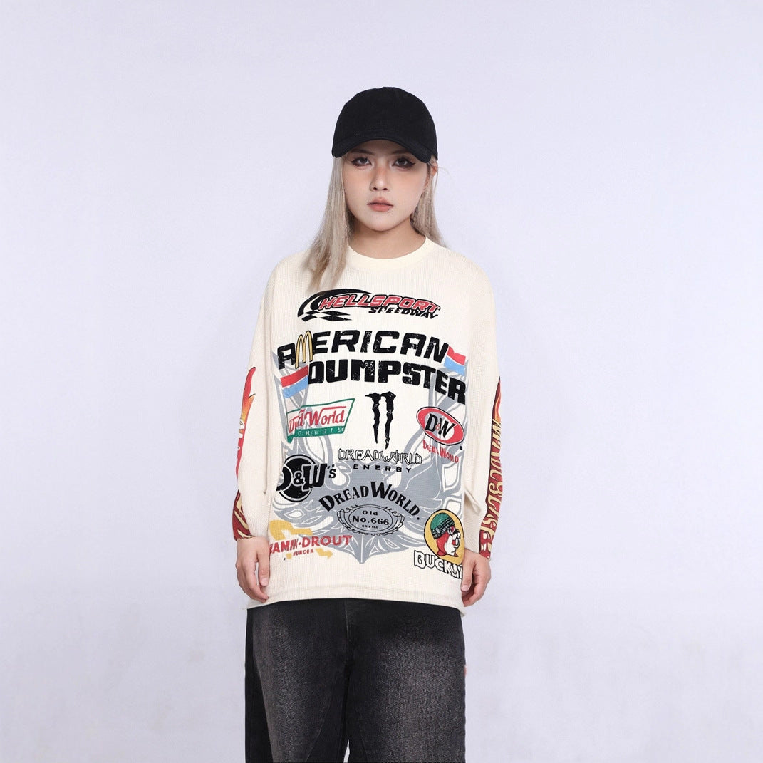 Long Sleeve Graphic print tee T-Shirt for Men