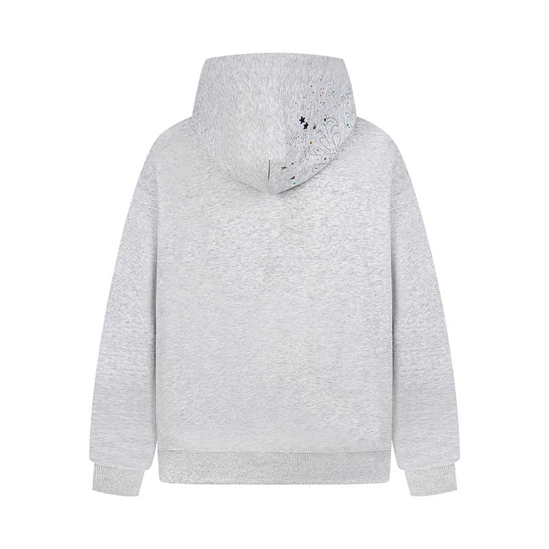Cross hot stamping diamond letter embroidery cardigan