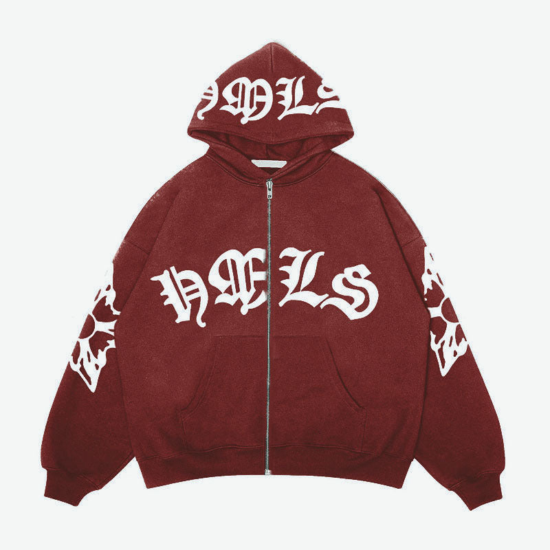 Ultra limit Zipper hoodie oversized